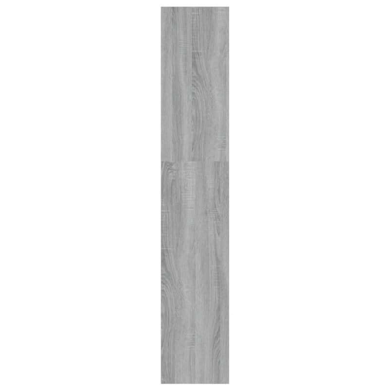 vidaXL Book Cabinet/Room Divider Grey Sonoma 100x30x166 cm