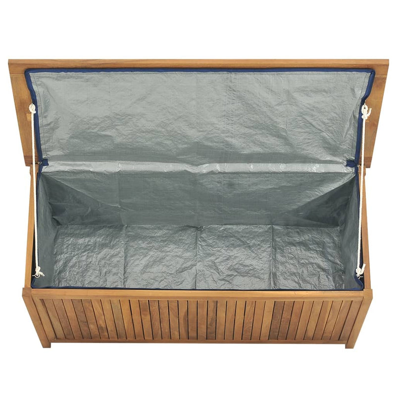 vidaXL Garden Box 114x50x58 cm Solid Wood Teak