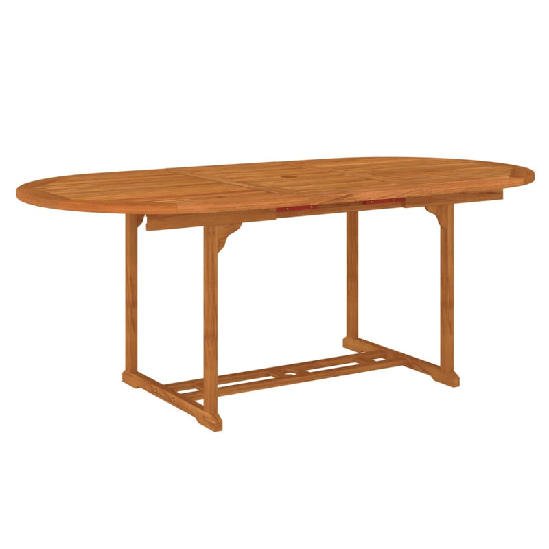 vidaXL Garden Table 200x100x75 cm Solid Wood Eucalyptus
