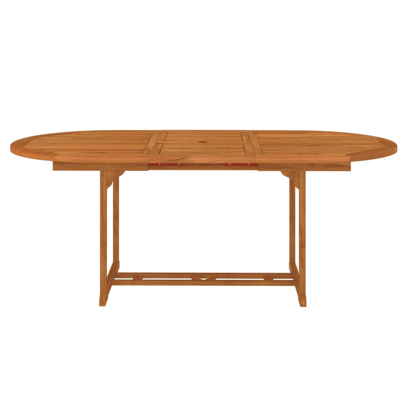 vidaXL Garden Table 200x100x75 cm Solid Wood Eucalyptus