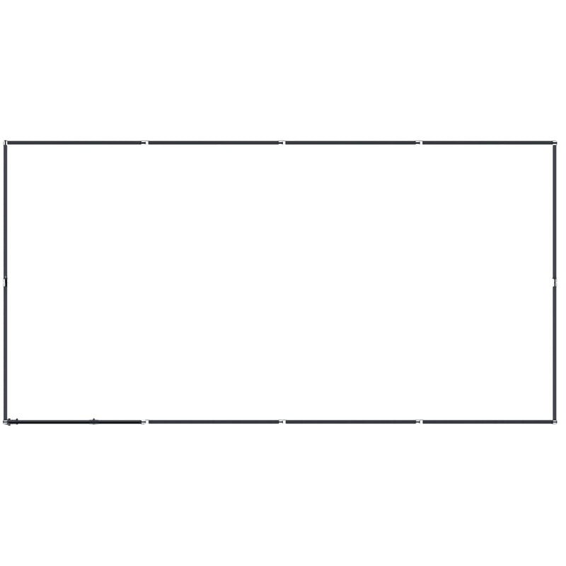 vidaXL Outdoor Dog Kennel Steel 7.37 m²