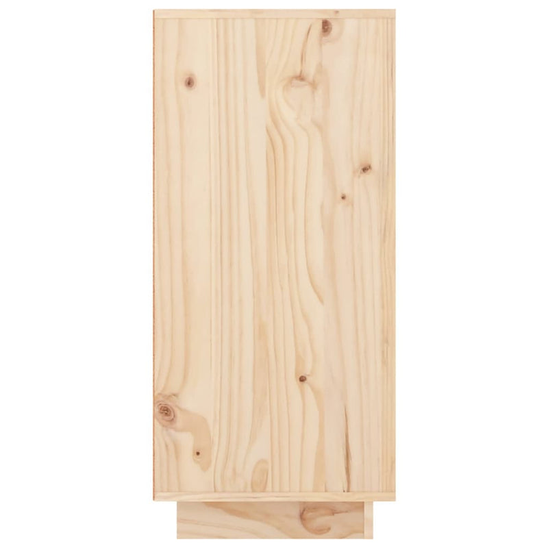 vidaXL Sideboard 111x34x75 cm Solid Wood Pine