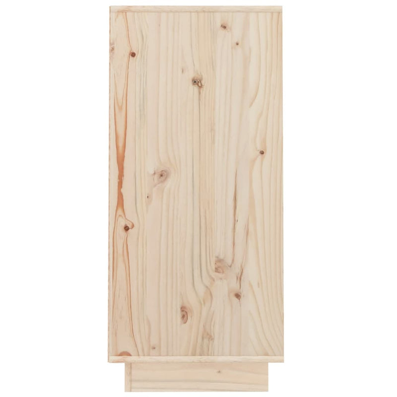 vidaXL Console Cabinet 60x34x75 cm Solid Wood Pine