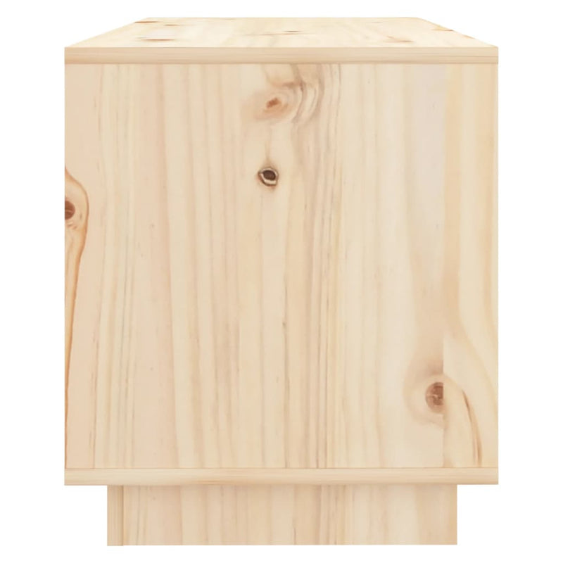 vidaXL TV Cabinet 74x34x40 cm Solid Wood Pine