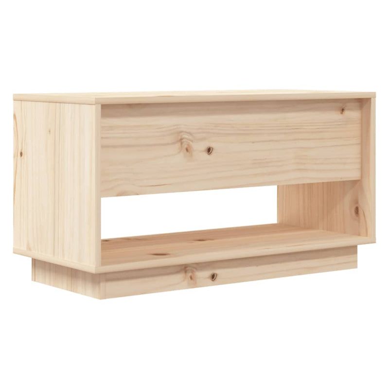 vidaXL TV Cabinet 74x34x40 cm Solid Wood Pine