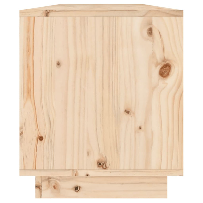 vidaXL TV Cabinet 110.5x34x40 cm Solid Wood Pine