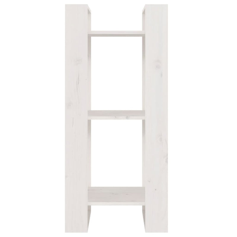 vidaXL Book Cabinet/Room Divider White 41x35x91 cm Solid Wood Pine