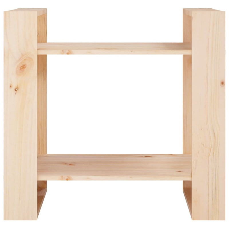vidaXL Book Cabinet/Room Divider 60x35x57 cm Solid Wood Pine