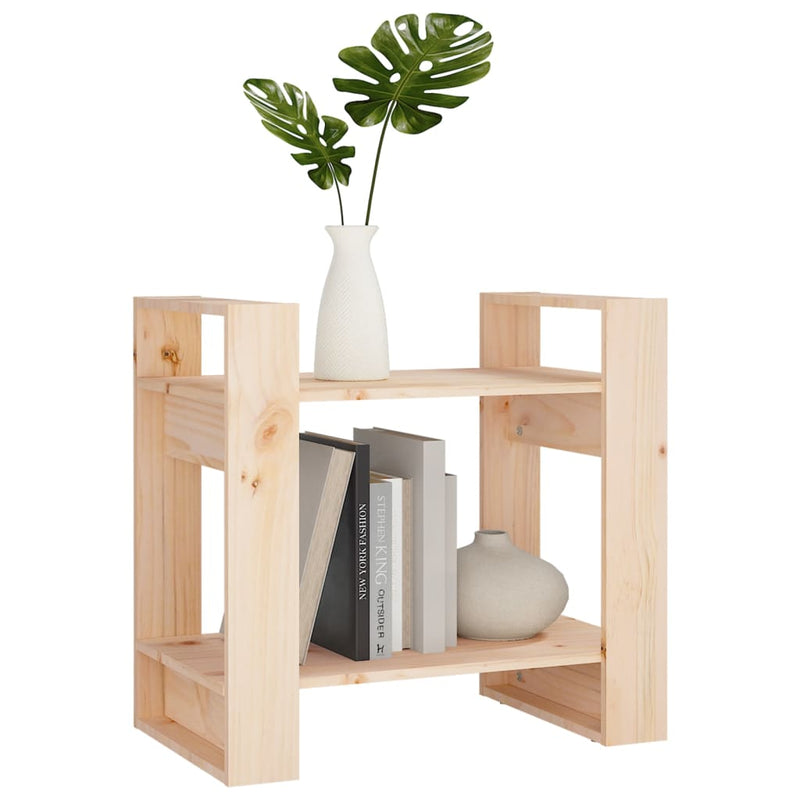 vidaXL Book Cabinet/Room Divider 60x35x57 cm Solid Wood Pine