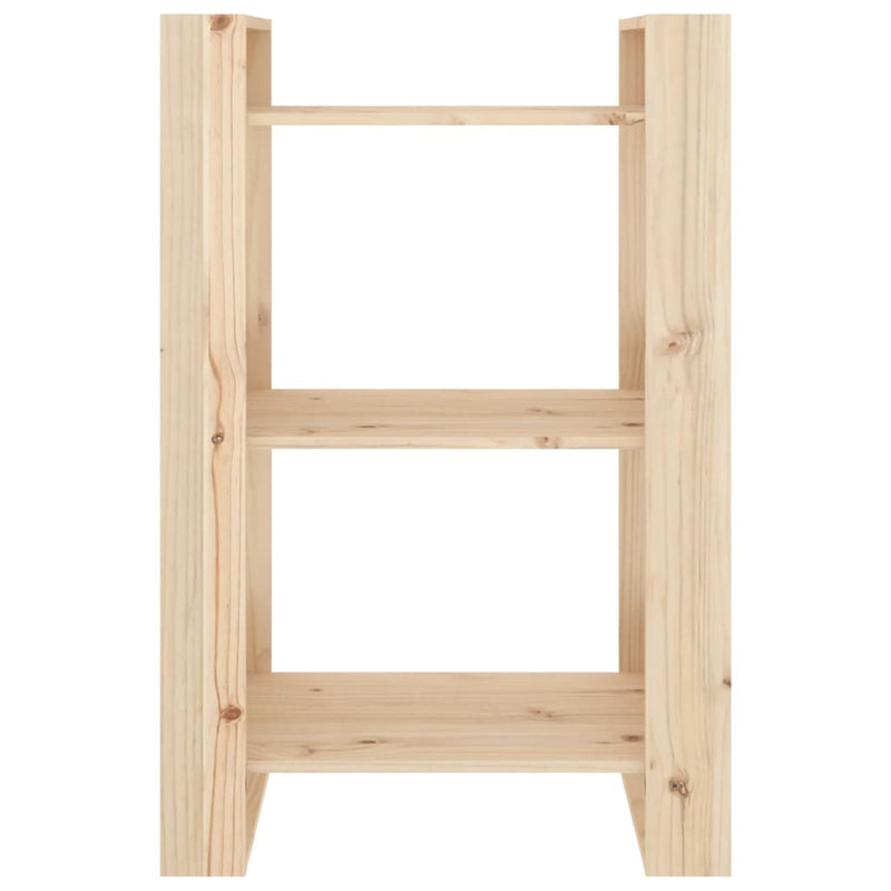 vidaXL Book Cabinet/Room Divider 60x35x91 cm Solid Wood Pine