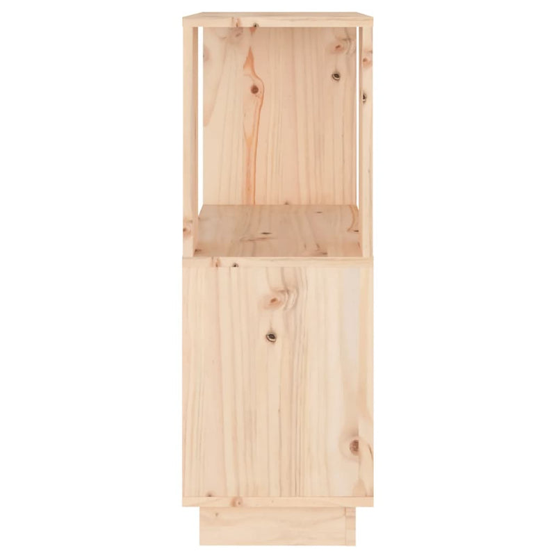 vidaXL Book Cabinet/Room Divider 51x25x70 cm Solid Wood Pine
