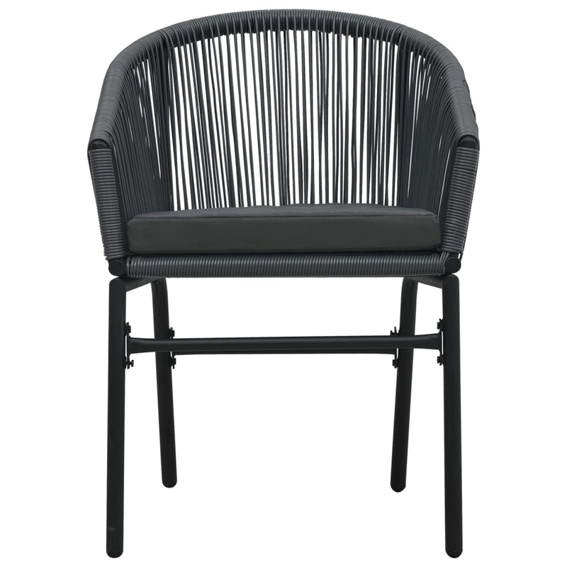 vidaXL 7 Piece Garden Dining Set Grey