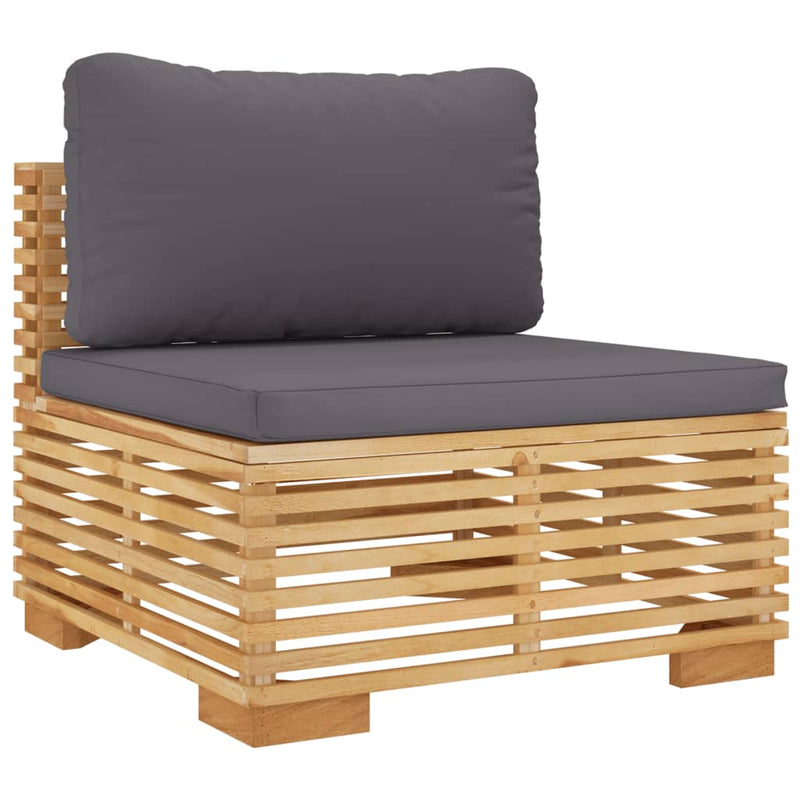 vidaXL 6 Piece Garden Lounge Set with Cushions Solid Wood Teak