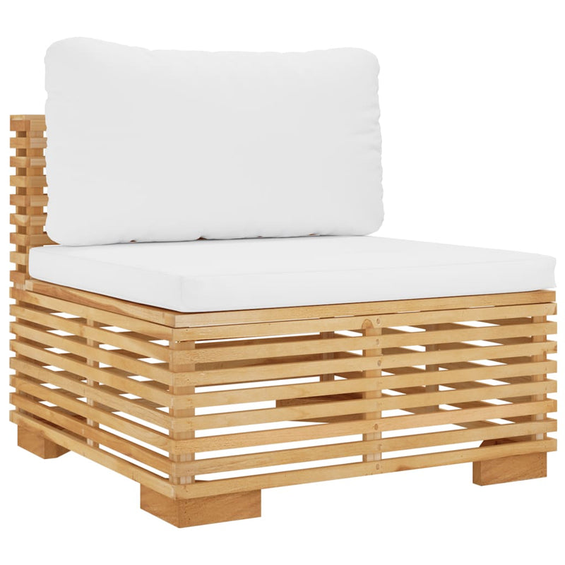 vidaXL 6 Piece Garden Lounge Set with Cushions Solid Teak Wood
