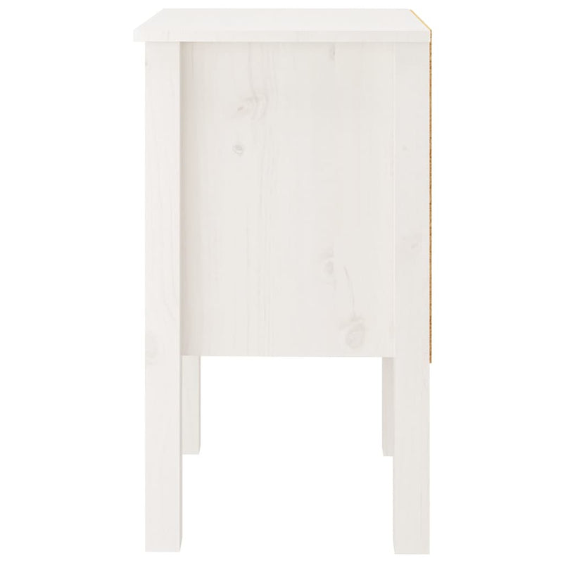 vidaXL Bedside Cabinets 2 pcs White 40x35x61.5 cm Solid Wood Pine