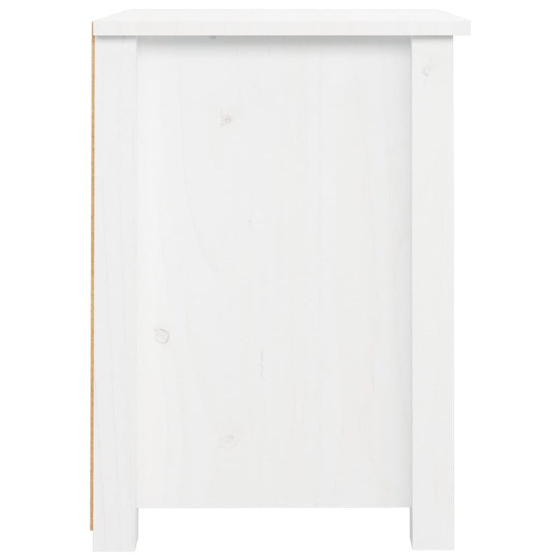 vidaXL Bedside Cabinets 2 pcs White 40x35x49 cm Solid Wood Pine