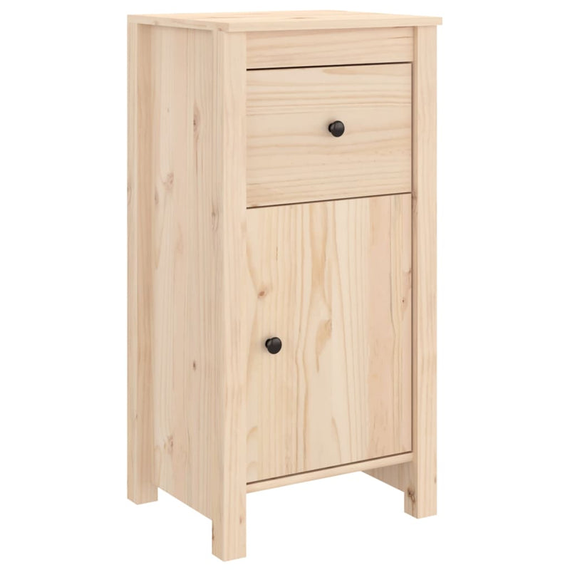 vidaXL Sideboards 2 pcs 40x35x80 cm Solid Wood Pine
