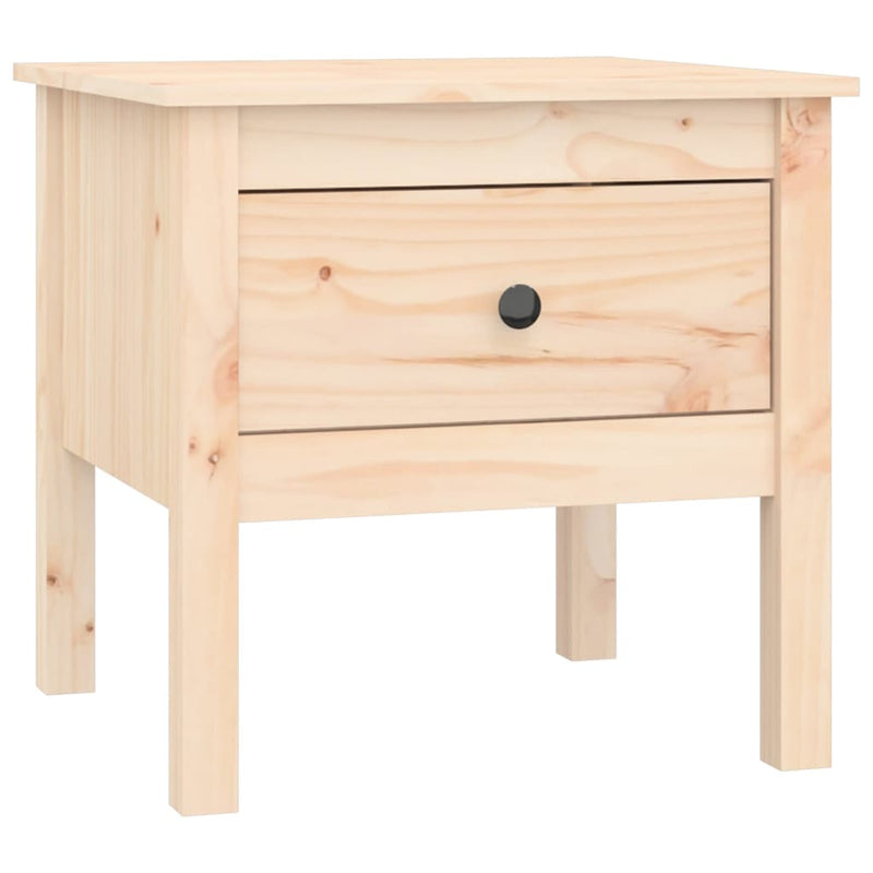 vidaXL Side Tables 2 pcs 50x50x49 cm Solid Wood Pine
