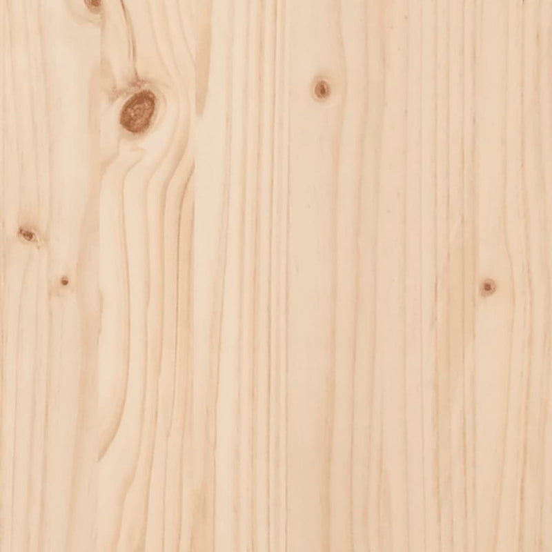 vidaXL Side Tables 2 pcs 50x50x49 cm Solid Wood Pine