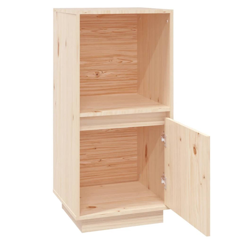 vidaXL Sideboard 38x35x80 cm Solid Wood Pine