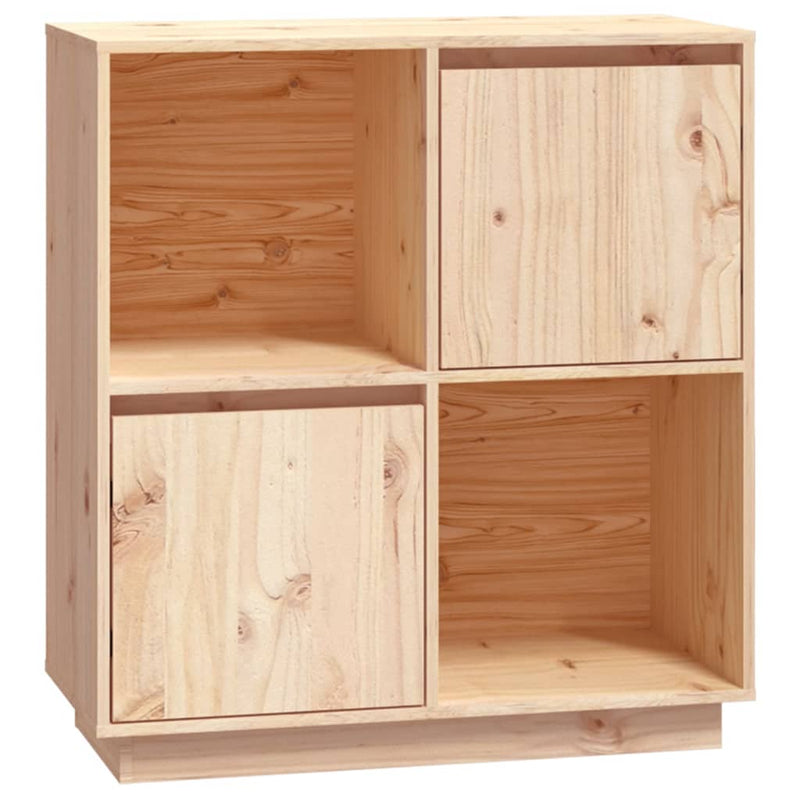vidaXL Sideboard 74x35x80cm Solid Wood Pine