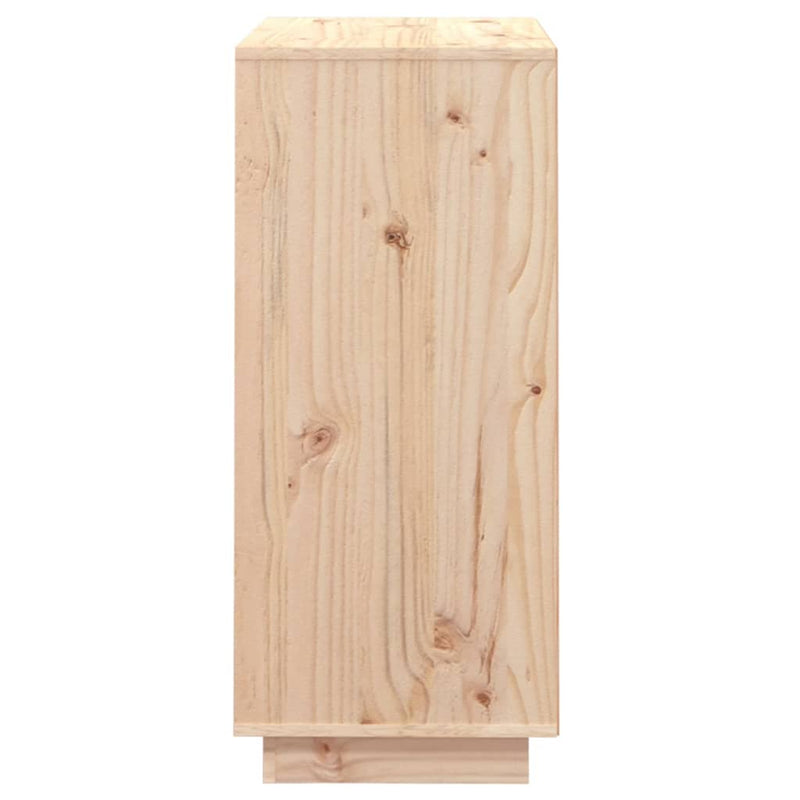 vidaXL Sideboard 74x35x80cm Solid Wood Pine