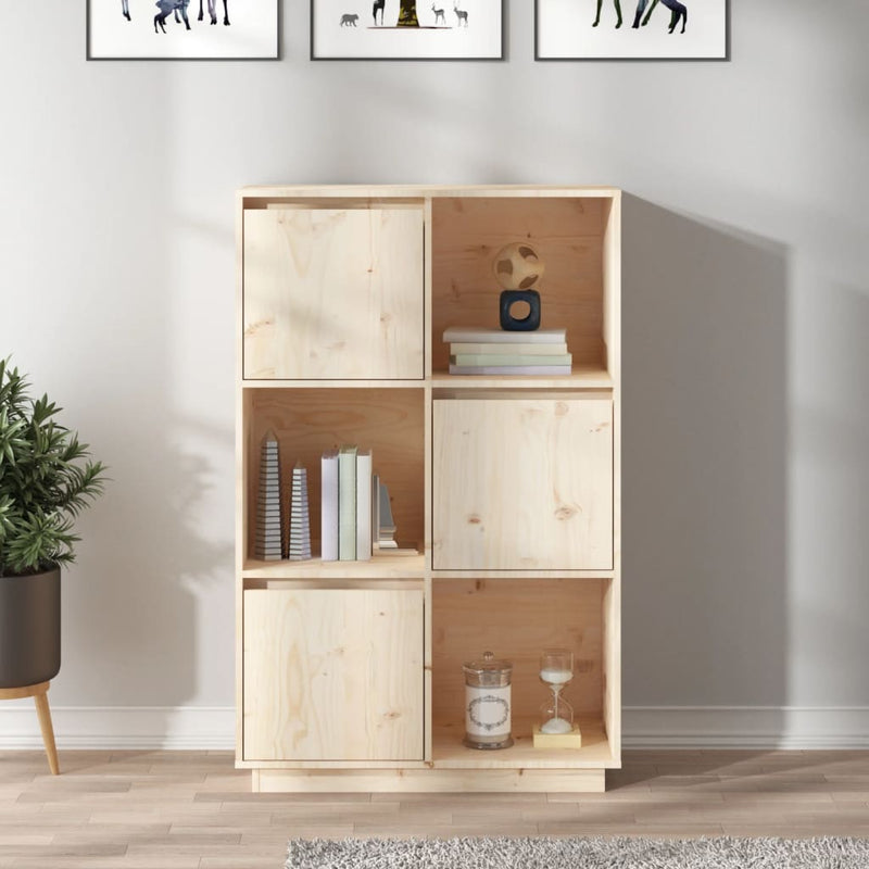 vidaXL Highboard 74x35x117 cm Solid Wood Pine