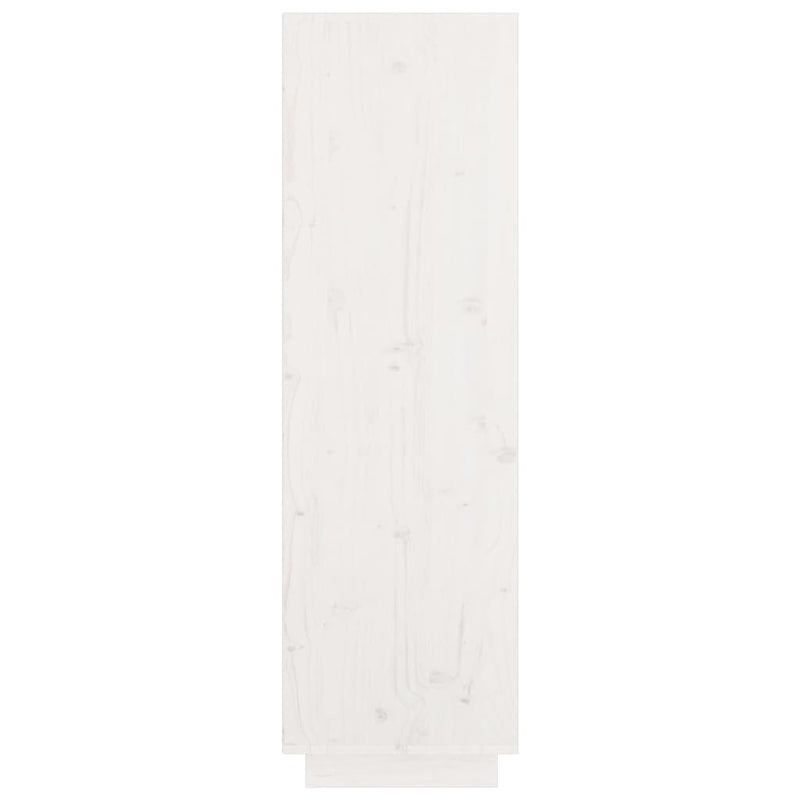 vidaXL Highboard White 74x35x117 cm Solid Wood Pine