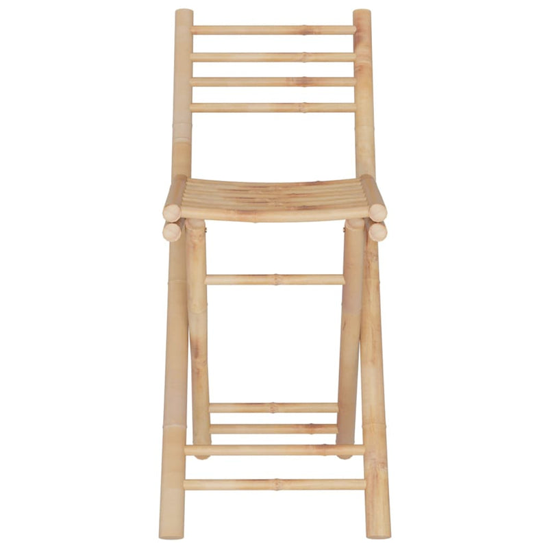 vidaXL 3 Piece Bar Set Bamboo