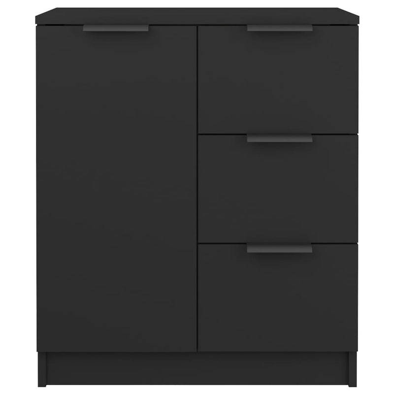 vidaXL Sideboard Black 60x30x70 cm Engineered Wood