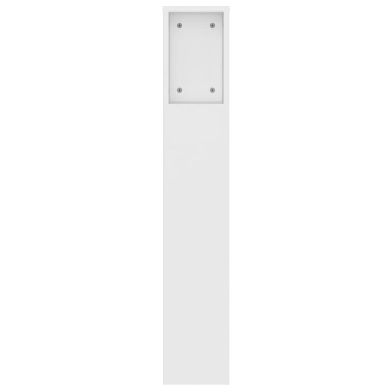 vidaXL Headboard Cabinet White 140 cm