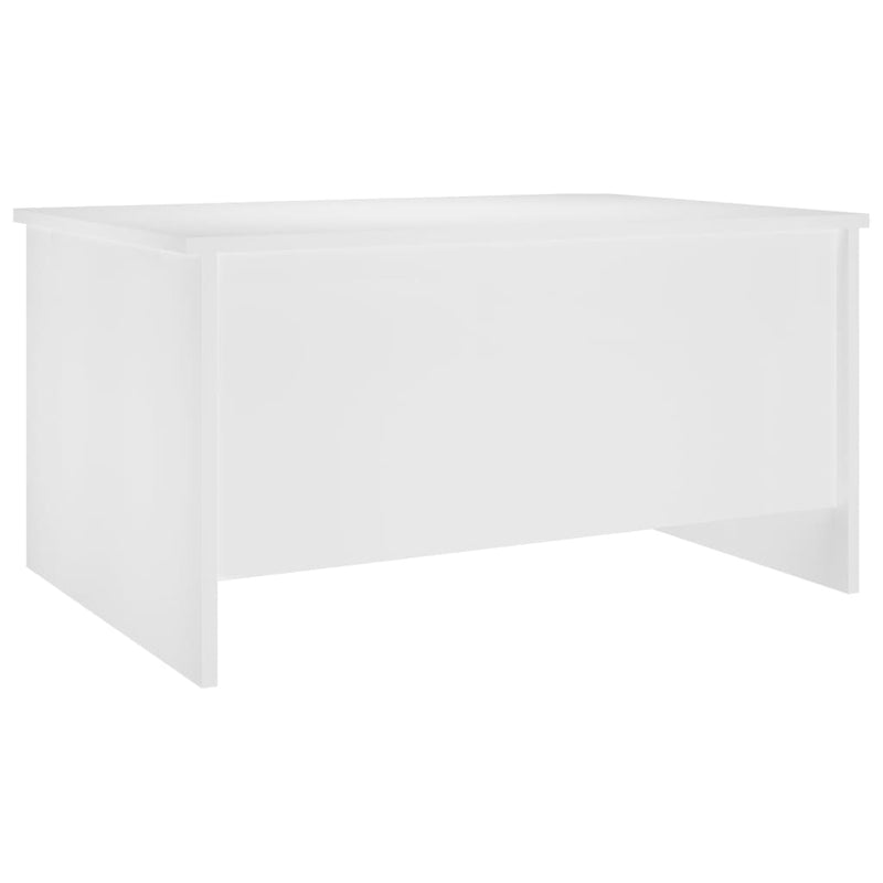 vidaXL Coffee Table White 80x55.5x41.5 cm Engineered Wood