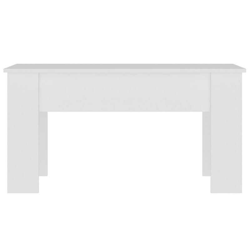 vidaXL Coffee Table White 101x49x52 cm Engineered Wood