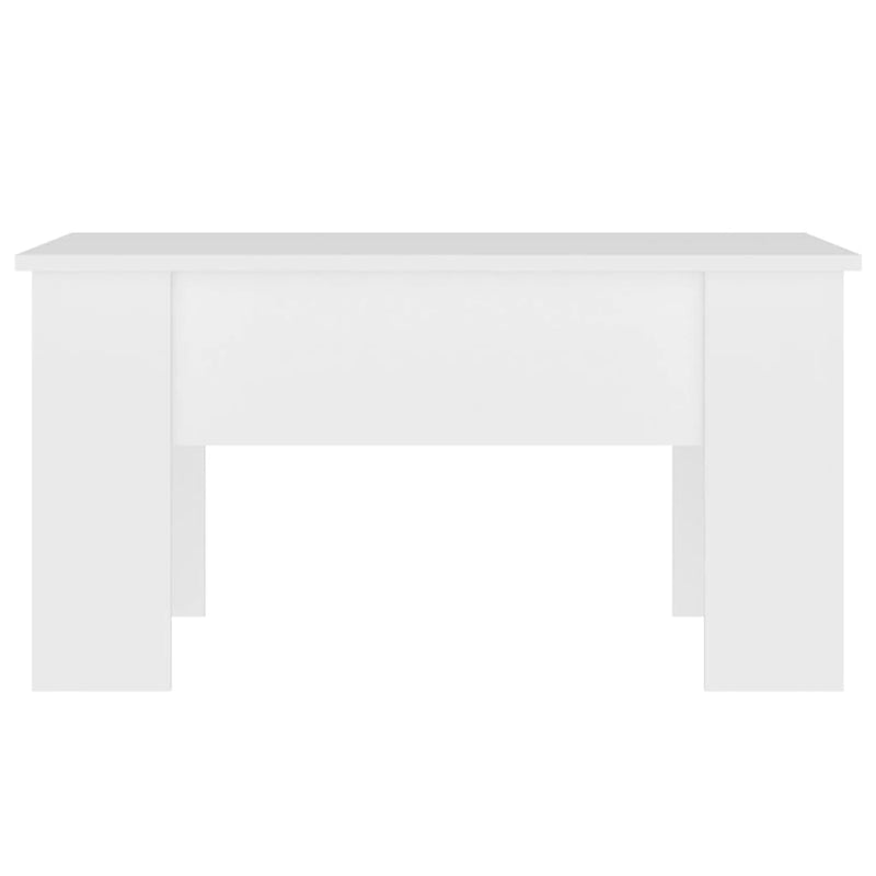vidaXL Coffee Table White 79x49x41 cm Engineered Wood