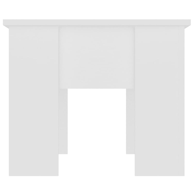 vidaXL Coffee Table White 79x49x41 cm Engineered Wood