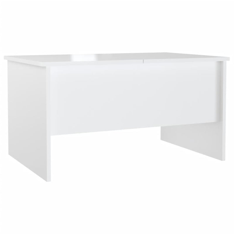 vidaXL Coffee Table High Gloss White 80x50x42.5 cm Engineered Wood