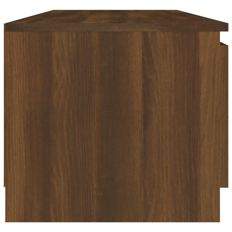 vidaXL TV Cabinet Brown Oak 140x40x35.5 cm Engineered Wood