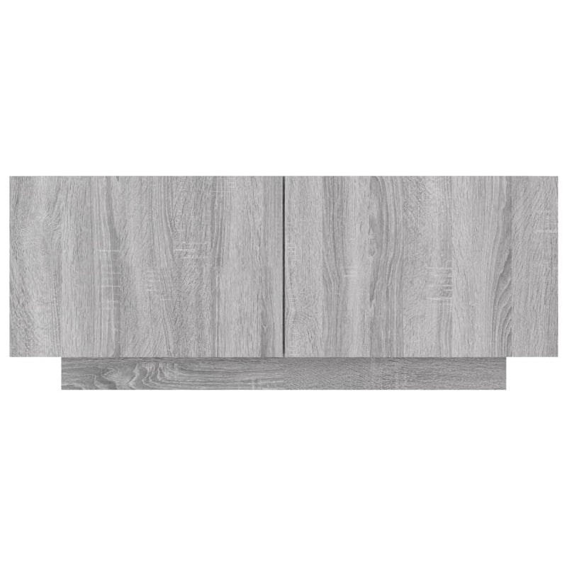 vidaXL TV Cabinet Grey Sonoma 100x35x40 cm Engineered Wood