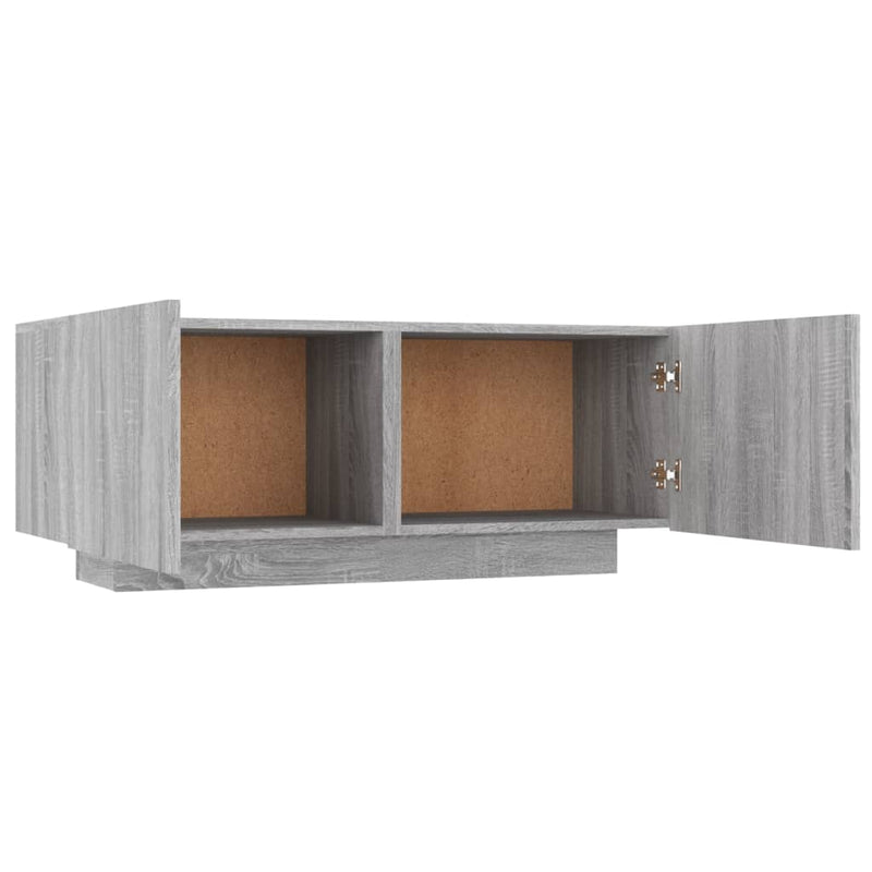 vidaXL TV Cabinet Grey Sonoma 100x35x40 cm Engineered Wood