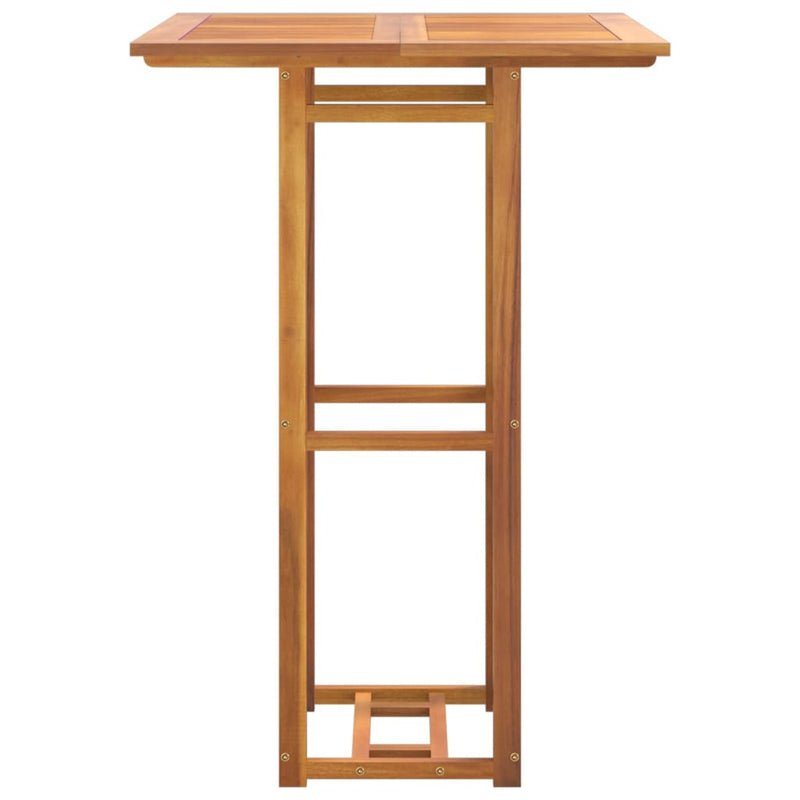 vidaXL Bistro Table 75x75x110 cm Solid Wood Acacia