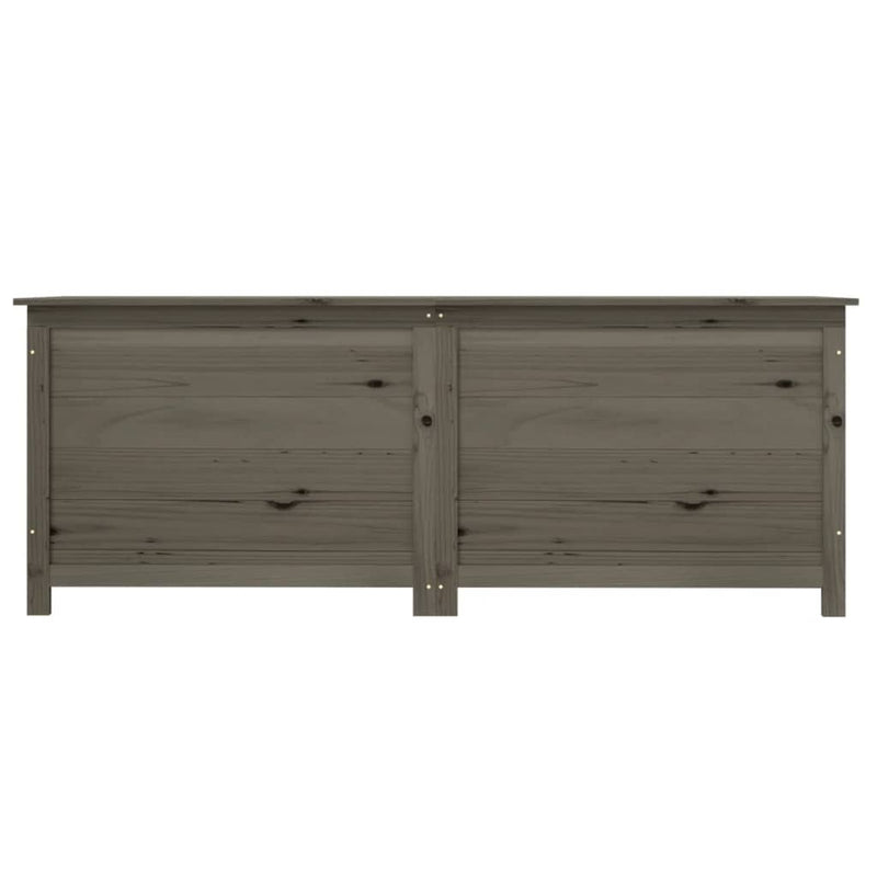 vidaXL Outdoor Cushion Box Anthracite 150x50x56 cm Solid Wood Fir