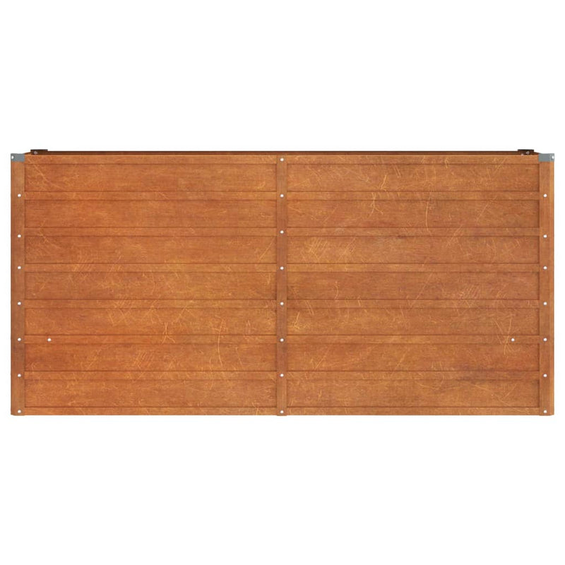 vidaXL Garden Raised Bed Rusty 160x40x77 cm Corten Steel