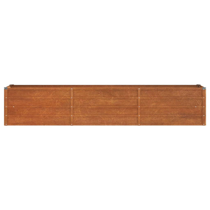 Garden Raised Bed Rusty 240x40x45 cm Corten Steel