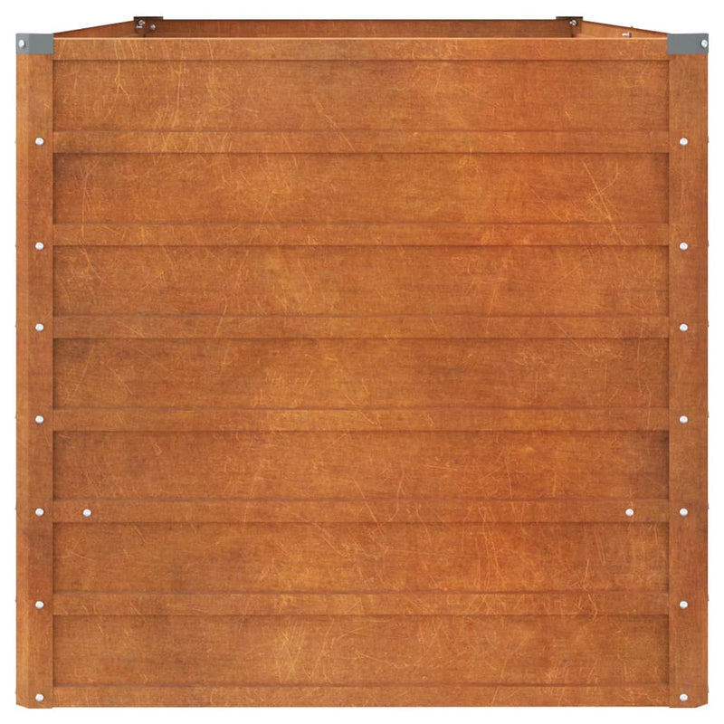 vidaXL Garden Raised Bed Rusty 160x80x77 cm Corten Steel
