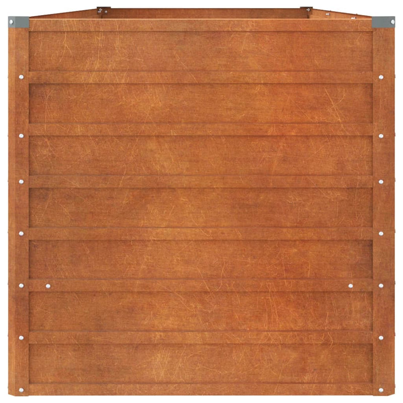 Garden Raised Bed Rusty 240x80x77 cm Corten Steel