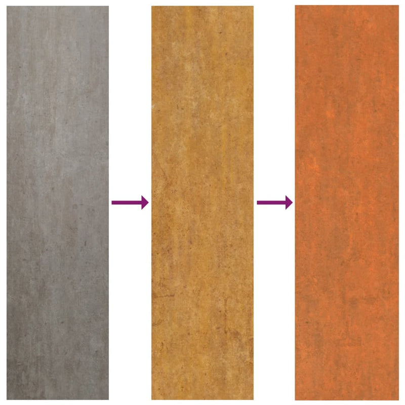 vidaXL Garden Raised Bed Rusty 320x80x77 cm Corten Steel