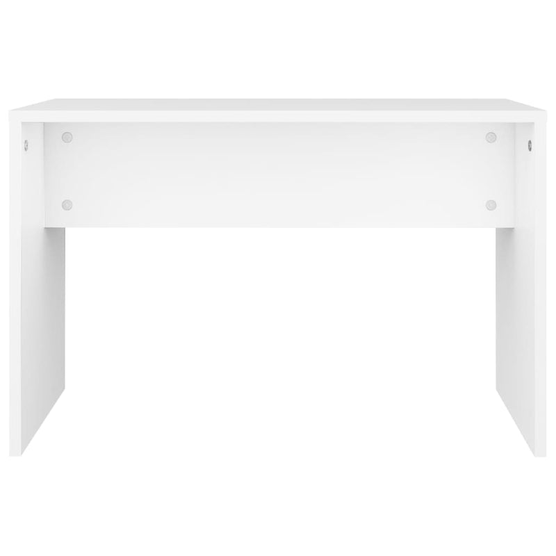 vidaXL Dressing Stool White 70x35x45 cm Engineered Wood