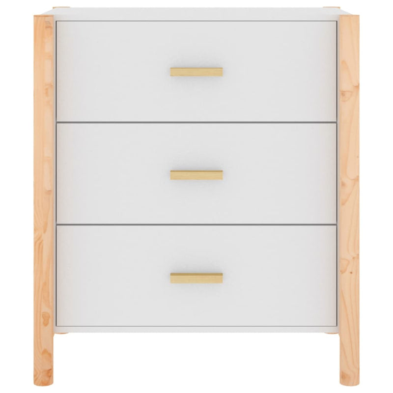 vidaXL Sideboard White 62x38x70 cm Engineered Wood