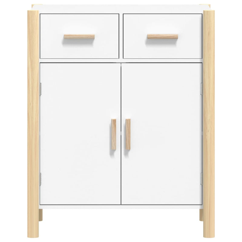 vidaXL Sideboard White 62x38x75 cm Engineered Wood