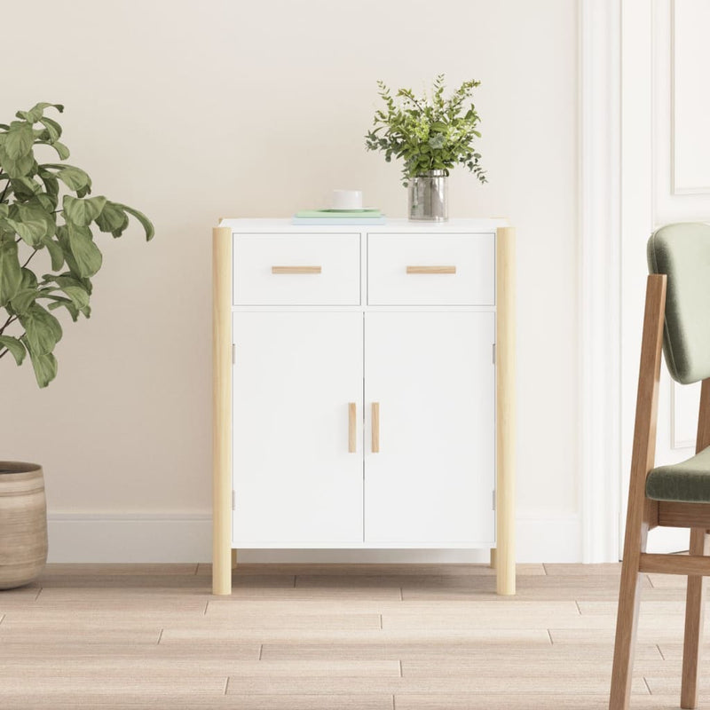 vidaXL Sideboard White 62x38x75 cm Engineered Wood
